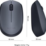 Logitech Wireless Mouse M171 - Gray