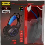 GamingCrash SF-4000 Surround Stereo Sound Headphone LED Lighting, with Microphone, Soft Foam Ear Pads