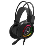 GamingCrash SF-4000 Surround Stereo Sound Headphone LED Lighting, with Microphone, Soft Foam Ear Pads