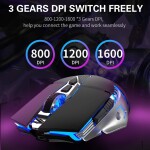 Mouse Aula SC-200 Wireless + Bluetooth